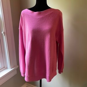 Cable & Gauge Pink Sweater - XL